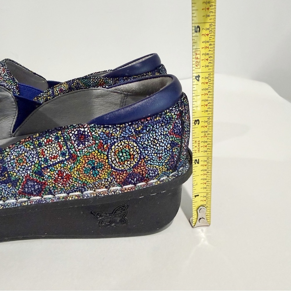 ALEGRIA Debra Deb-843 Aztec Print Clogs Nurse Comfort Size 38 US 8-8.5 - Picture 8 of 11